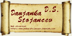 Damjanka Stojančev vizit kartica
